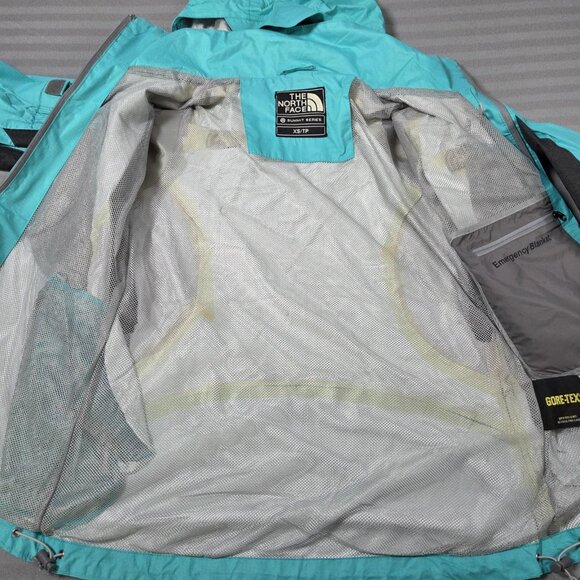 The North Face Jacket Womens XS Blue Summit Series Raintex Hooded Shell - Picture 6 of 16